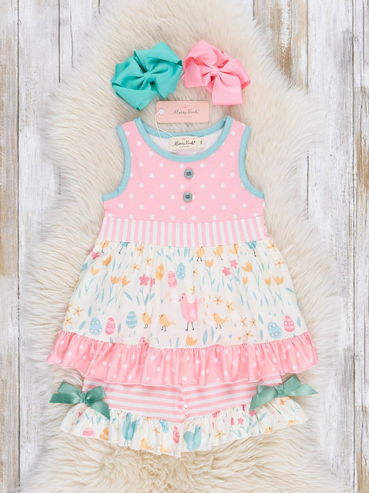 Summer Chicken Outfit by Marie Nicole Clothing