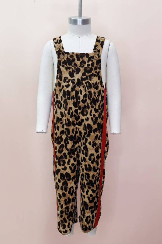 Oddi - Safari Overalls — Mommy & Me Matching Leopard Print
