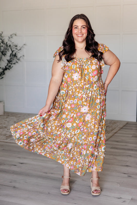 Jodifl I Done It Good Flutter Sleeve Dress