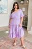 In My Carefree Era Tiered Ruffled Dress Plus & Regular by GeeGee