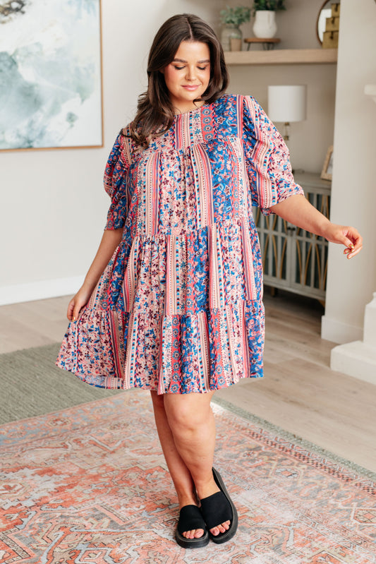 It's a Delicacy Tiered Dress Plus & Regular by GeeGee