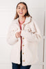Shrouded in Sherpa Coat in White- by Jodifl