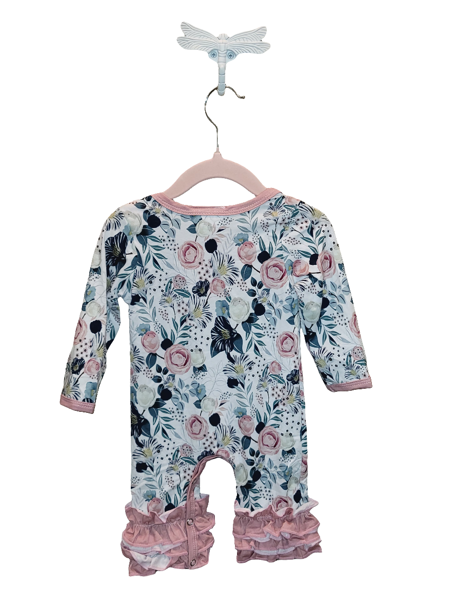 Floral Garden Ruffle Romper Small Beginnings Boutique