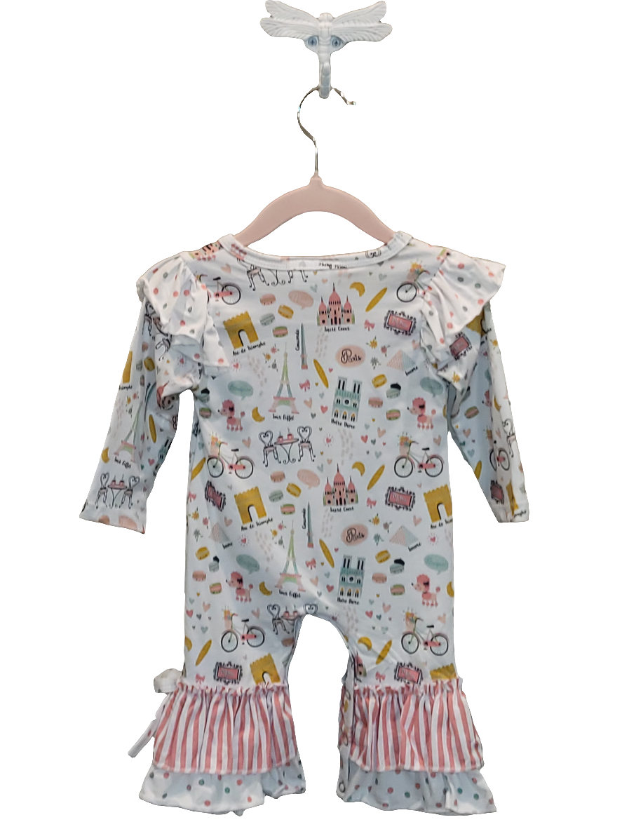 Take me to Paris Baby Romper