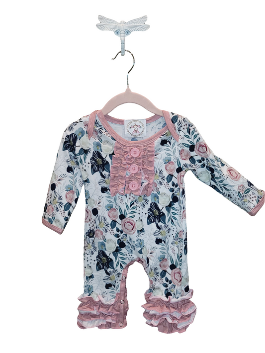 Floral Garden Ruffle Romper Small Beginnings Boutique