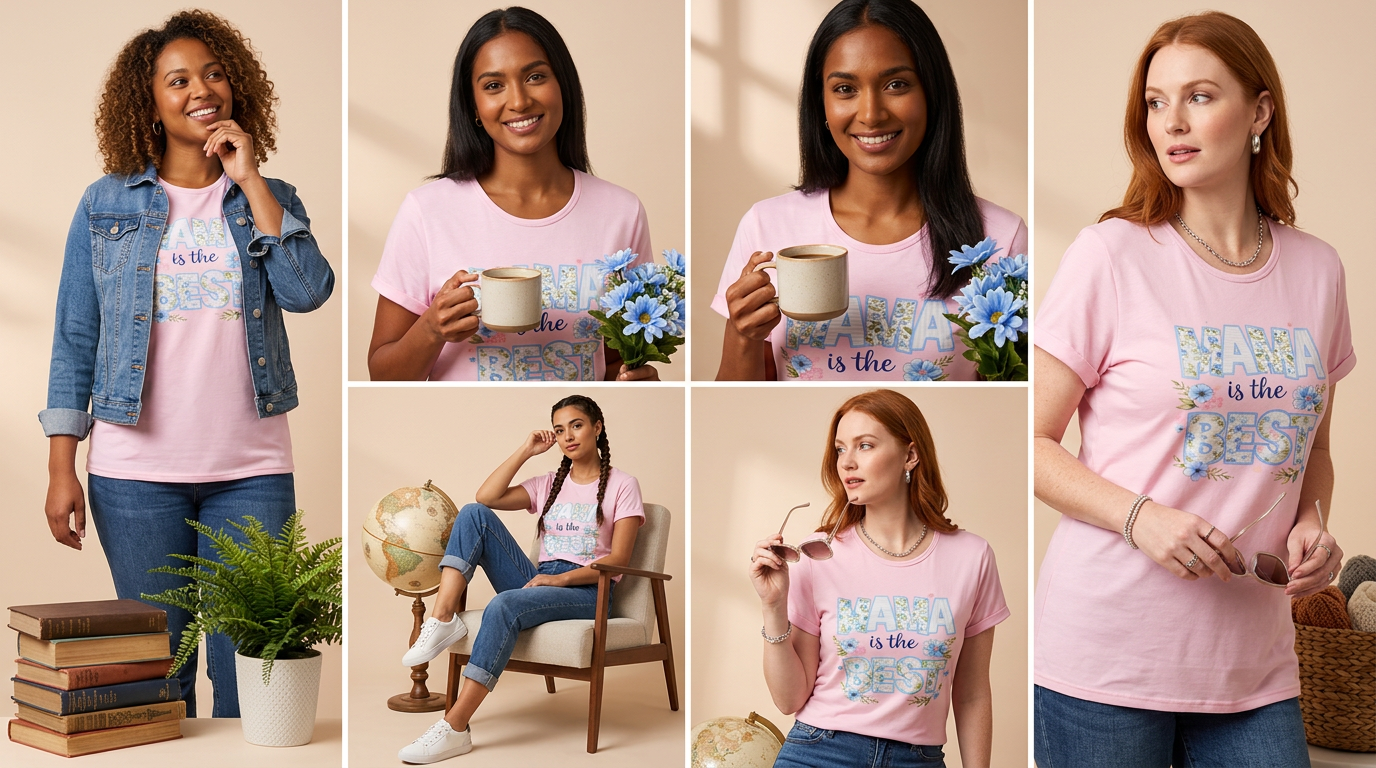 Floral Motherhood Graphic Tee | Women’s Boutique Shirt