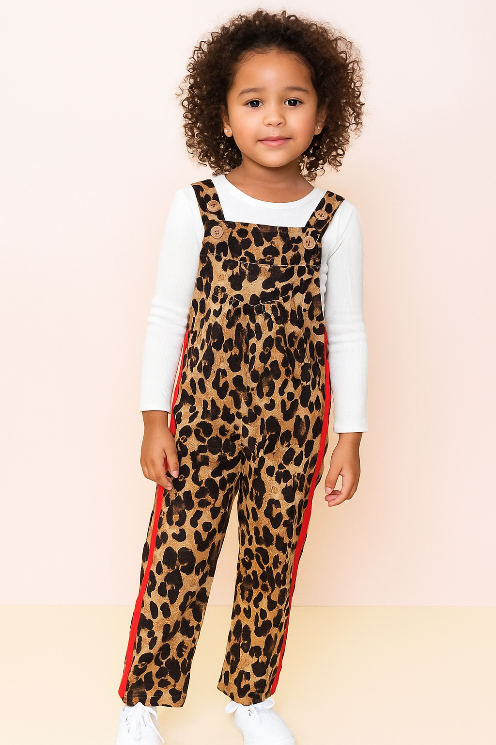 Oddi - Safari Overalls — Mommy & Me Matching Leopard Print
