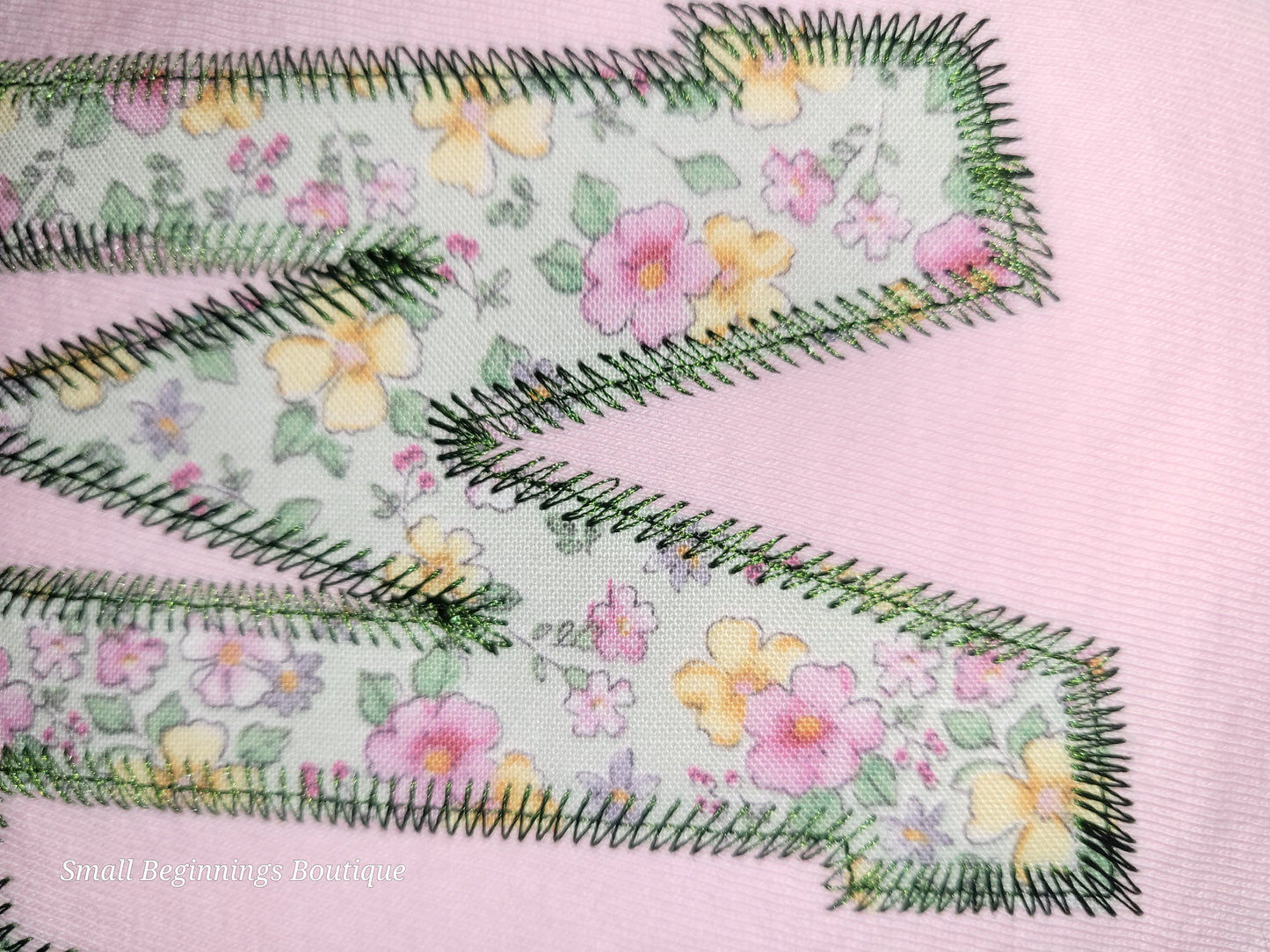The Always & Forever Mama Floral Applique Tee"