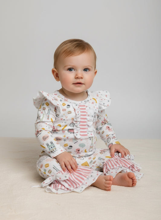 Take me to Paris Baby Romper