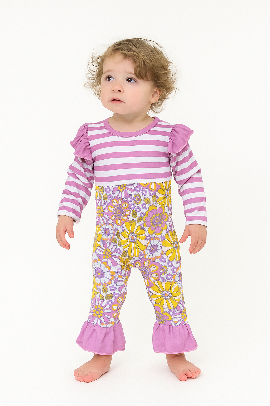Hippie & Happy Floral Baby Romper