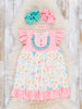Chicken Egg Hunt Ruffle Dress