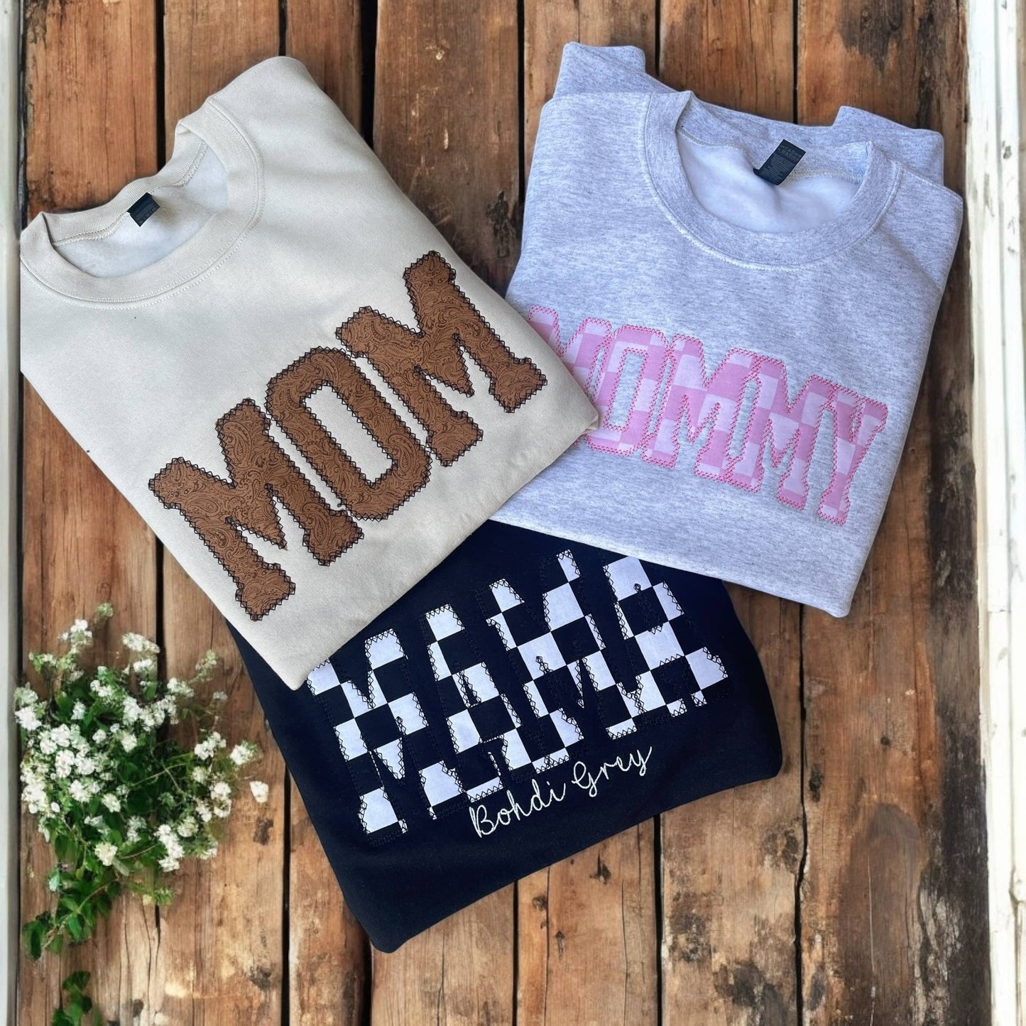 Heliconia Pink Wifey Mrs. Always Right Embroidered Sweatshirt – Funny Wife Christmas Gift, Bride Pullover, Hot Pink Embroidered Top