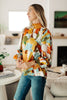 All Together Now Floral Mock Neck Blouse by Jodifl