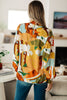All Together Now Floral Mock Neck Blouse by Jodifl