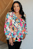 Carry Me Away Floral Peplum Blouse