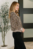 Lil' Sass Never Hurt Leopard Print Pullover Regular & Plus