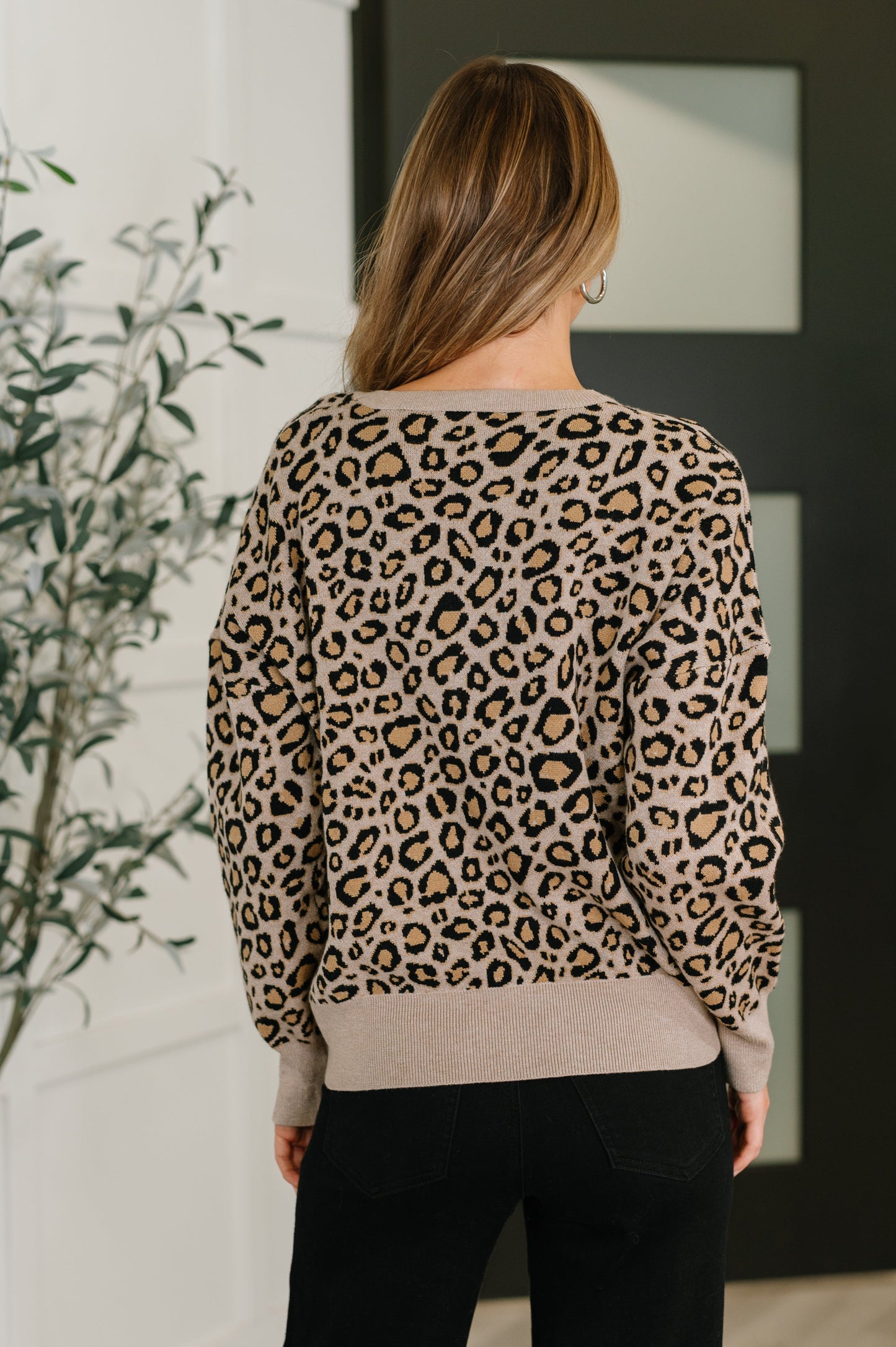 Lil' Sass Never Hurt Leopard Print Pullover Regular & Plus