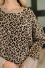 Lil' Sass Never Hurt Leopard Print Pullover Regular & Plus