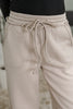 Lounge Line Wide Leg Sweats in Ash Mocha