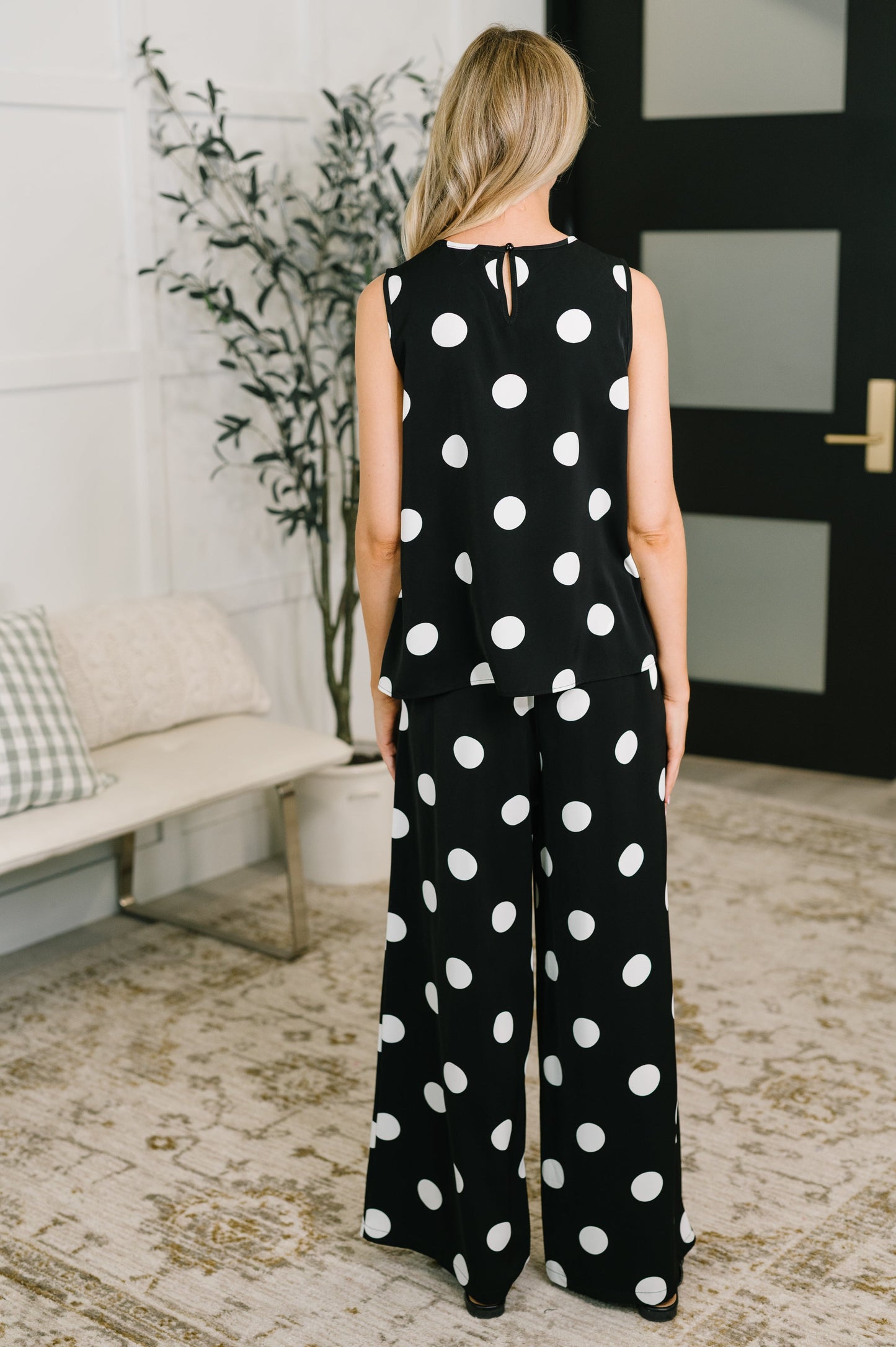 Polka Dot Top and Bottom Set- Fun and Flowy