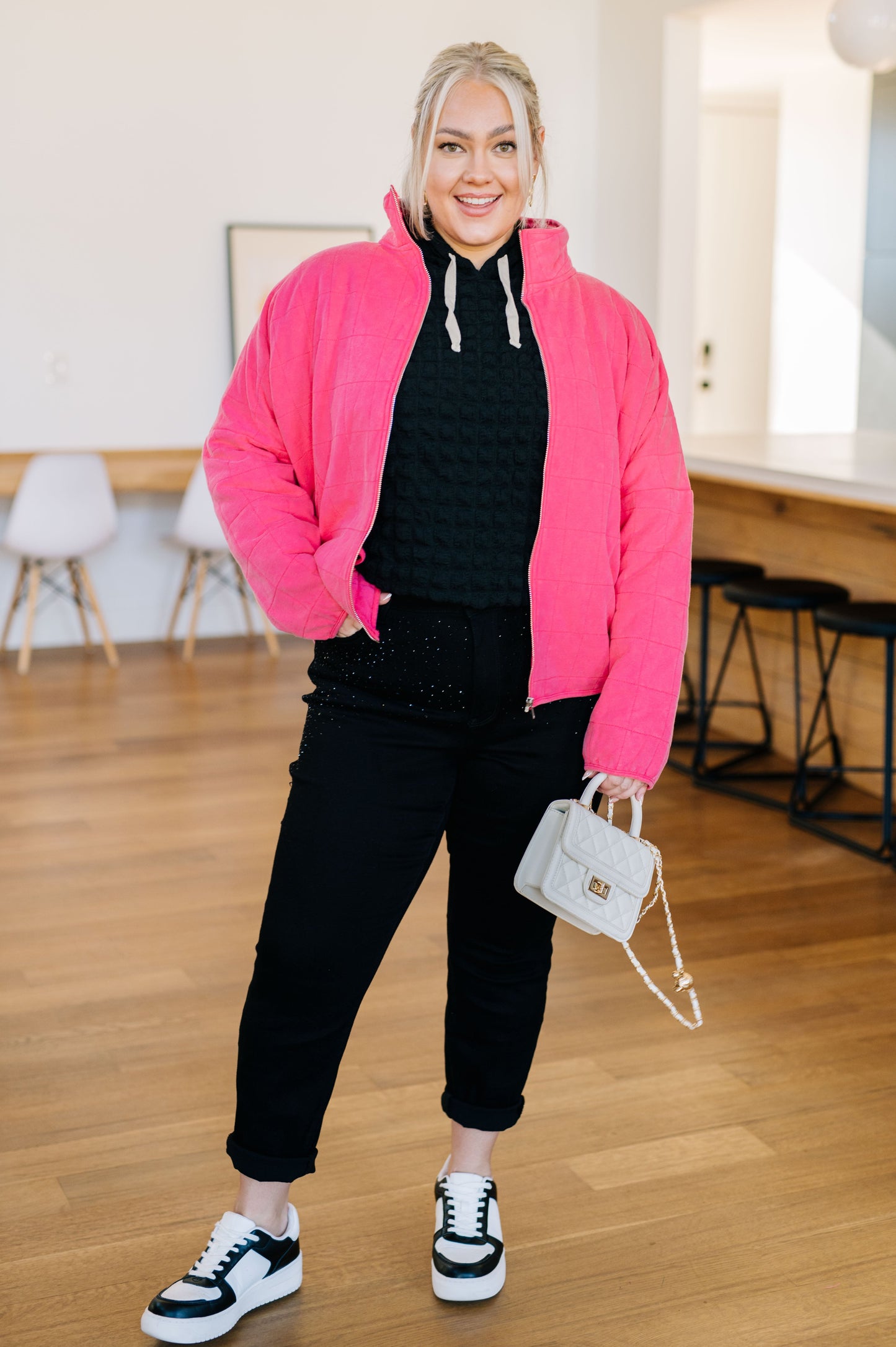 Quilted and Covered Quilted Jacket- Davi and Dani