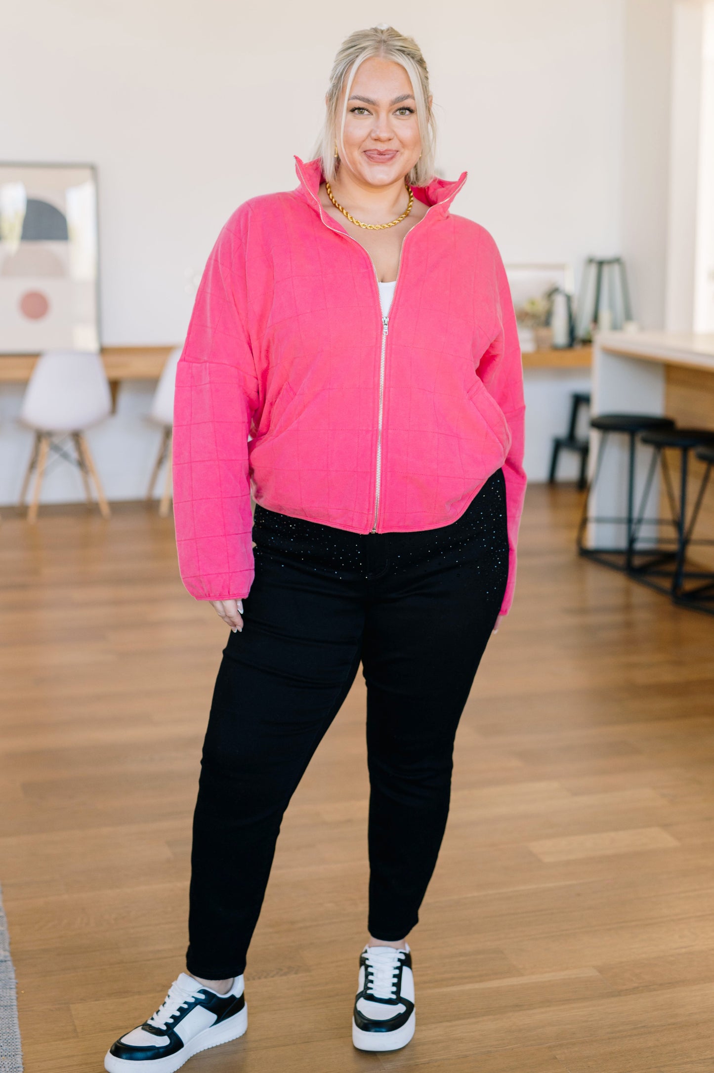 Quilted and Covered Quilted Jacket- Davi and Dani