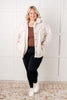 Shrouded in Sherpa Coat in White- by Jodifl