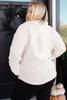 Shrouded in Sherpa Coat in White- by Jodifl