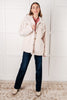 Shrouded in Sherpa Coat in White- by Jodifl
