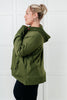 Simple Snug Snap Hooded Pullover- Haptics