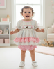 Sweet Meadow Pony Smocked Dress + Bloomers (Baby)