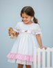 Sweet Meadow Pony Smocked Dress (Big Girls)