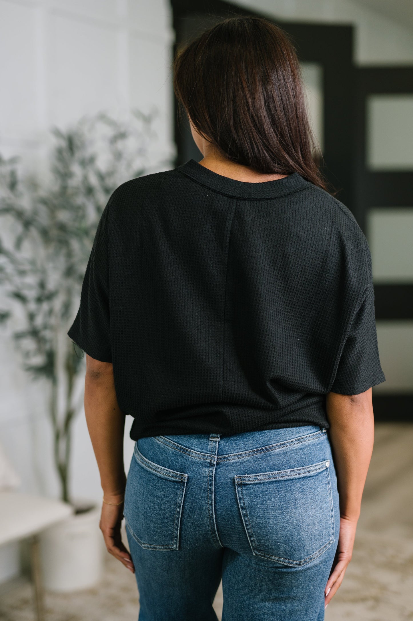 Dolman Top in Black Plus and Regular Size
