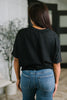 Dolman Top in Black Plus and Regular Size