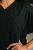 Dolman Top in Black Plus and Regular Size