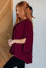Universal Philosophy Blouse in Wine- Andree by Unit