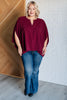 Universal Philosophy Blouse in Wine- Andree by Unit