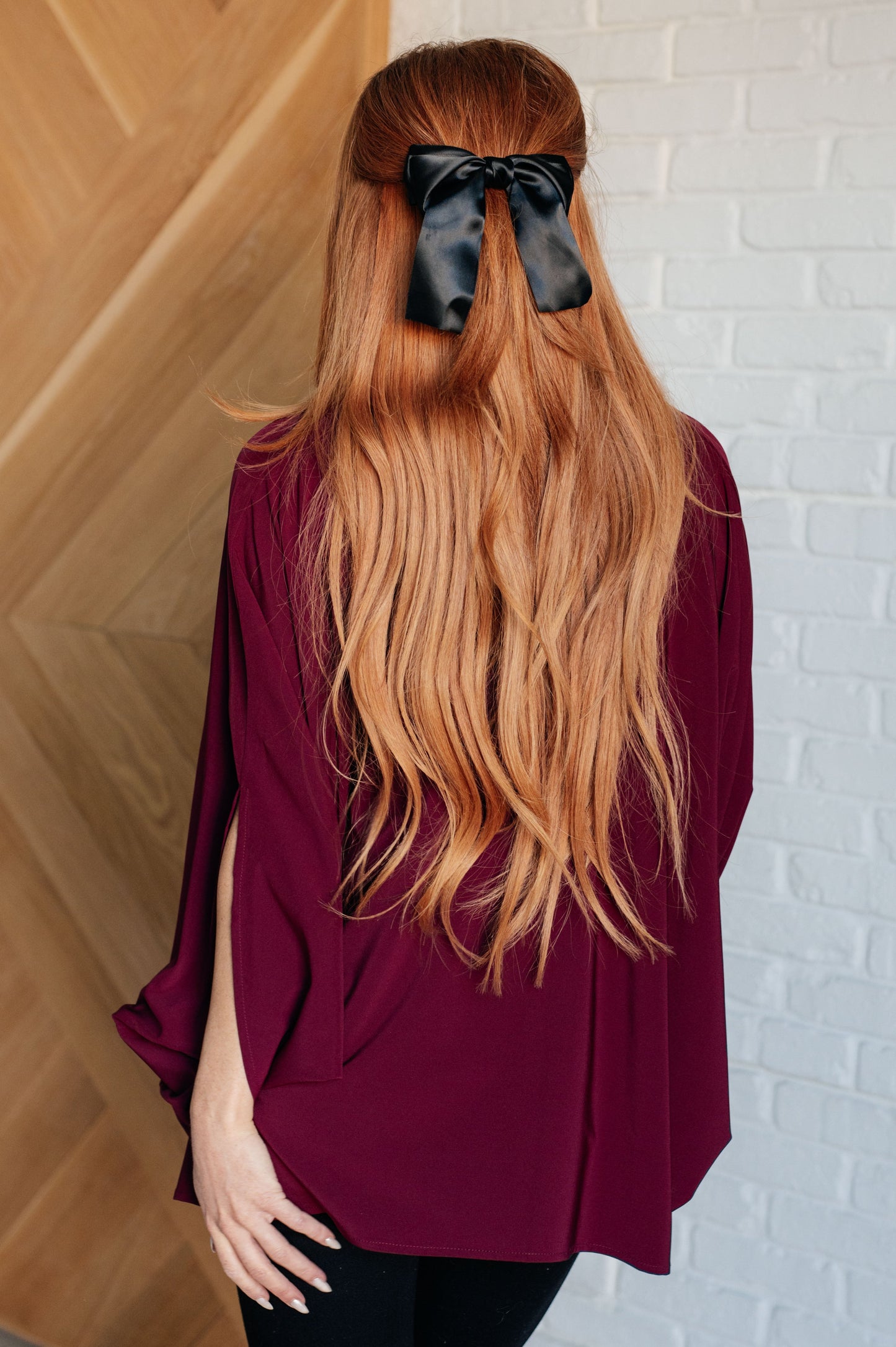 Universal Philosophy Blouse in Wine- Andree by Unit