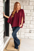 Universal Philosophy Blouse in Wine- Andree by Unit