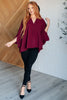 Universal Philosophy Blouse in Wine- Andree by Unit
