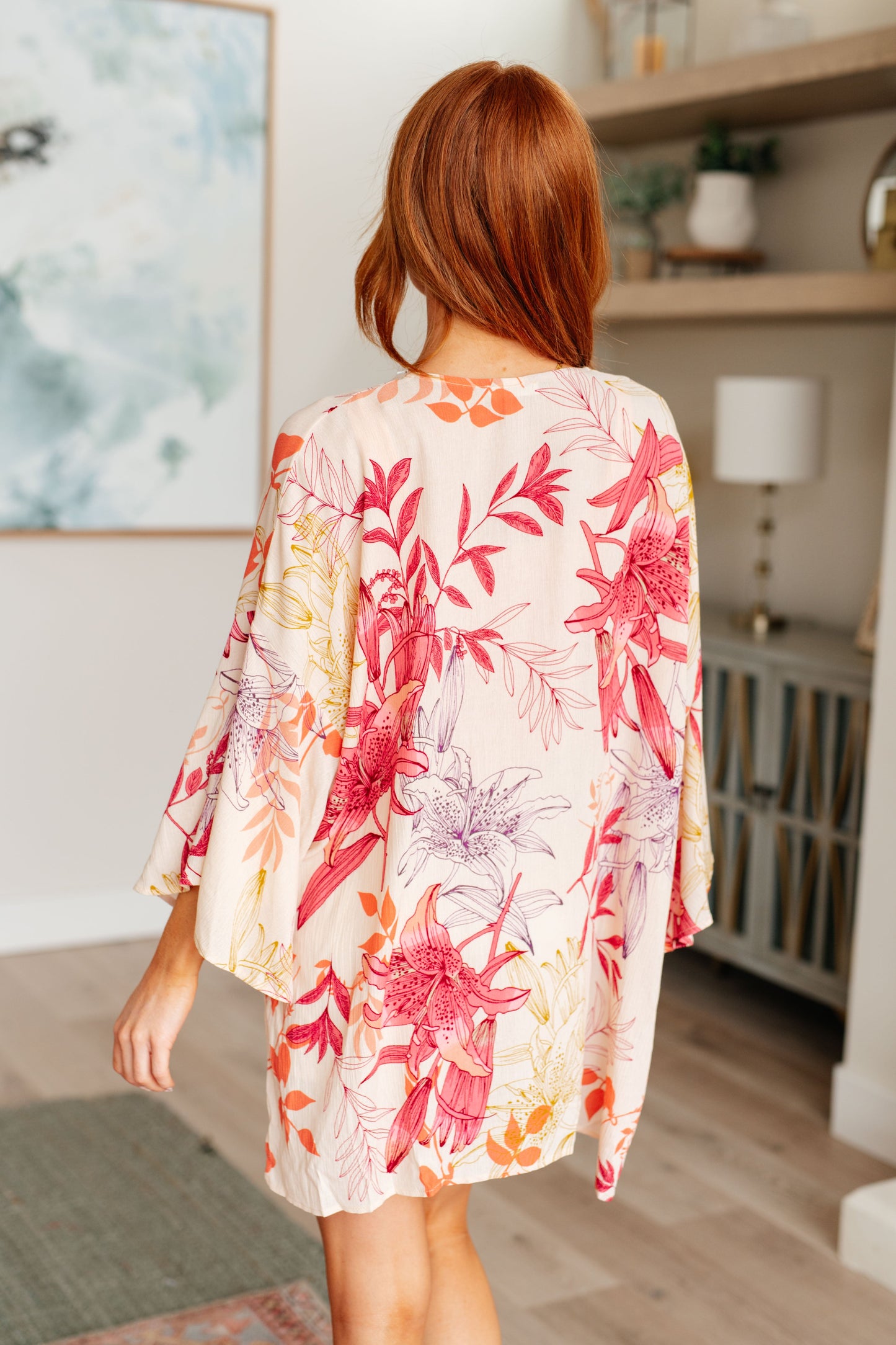 Vacay Season Bell Sleeve Kimono GeeGee