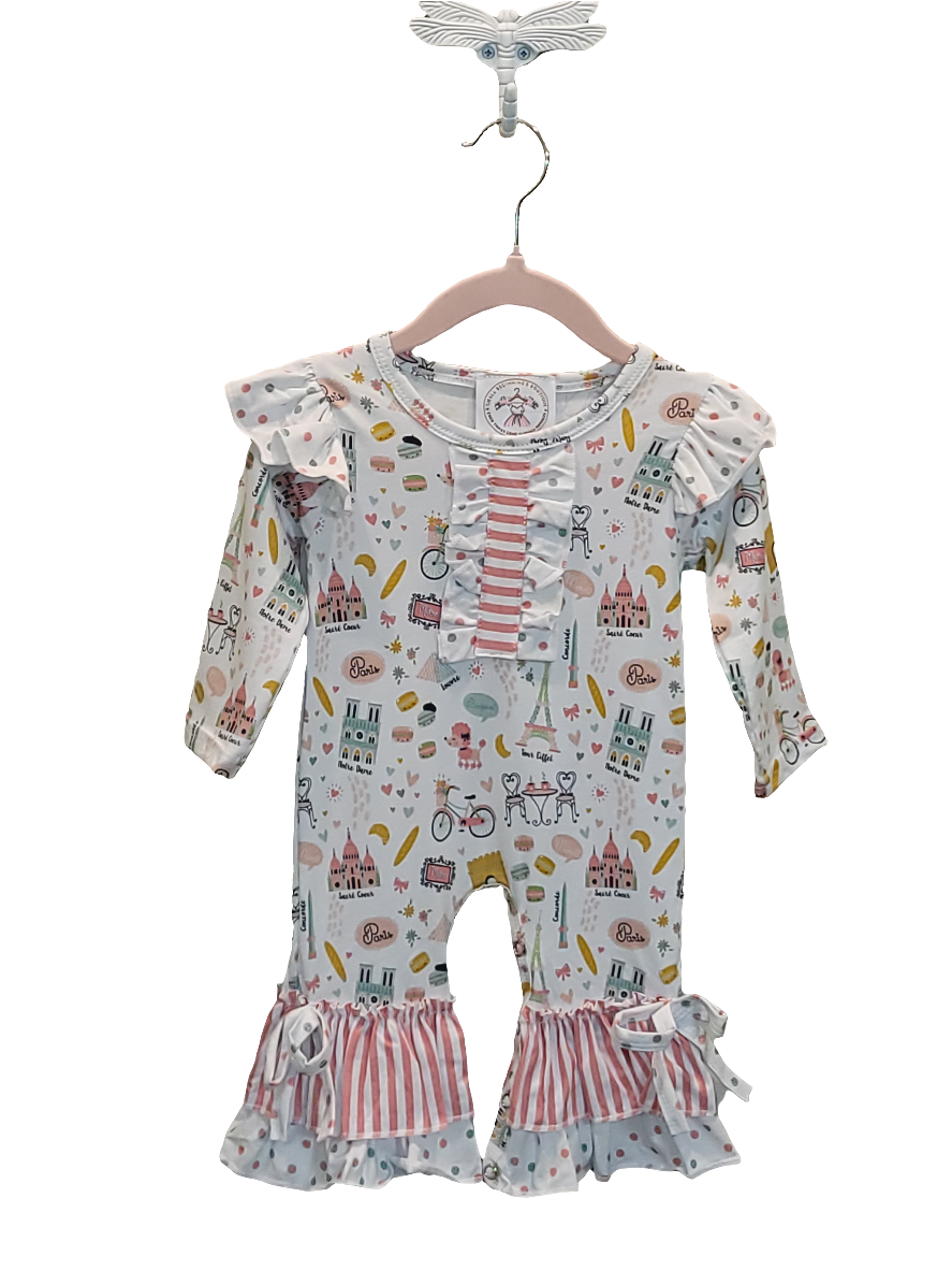 Take me to Paris Baby Romper