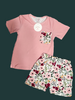 Blush Blossom Bamboo Pajama set- Mommy and me collection