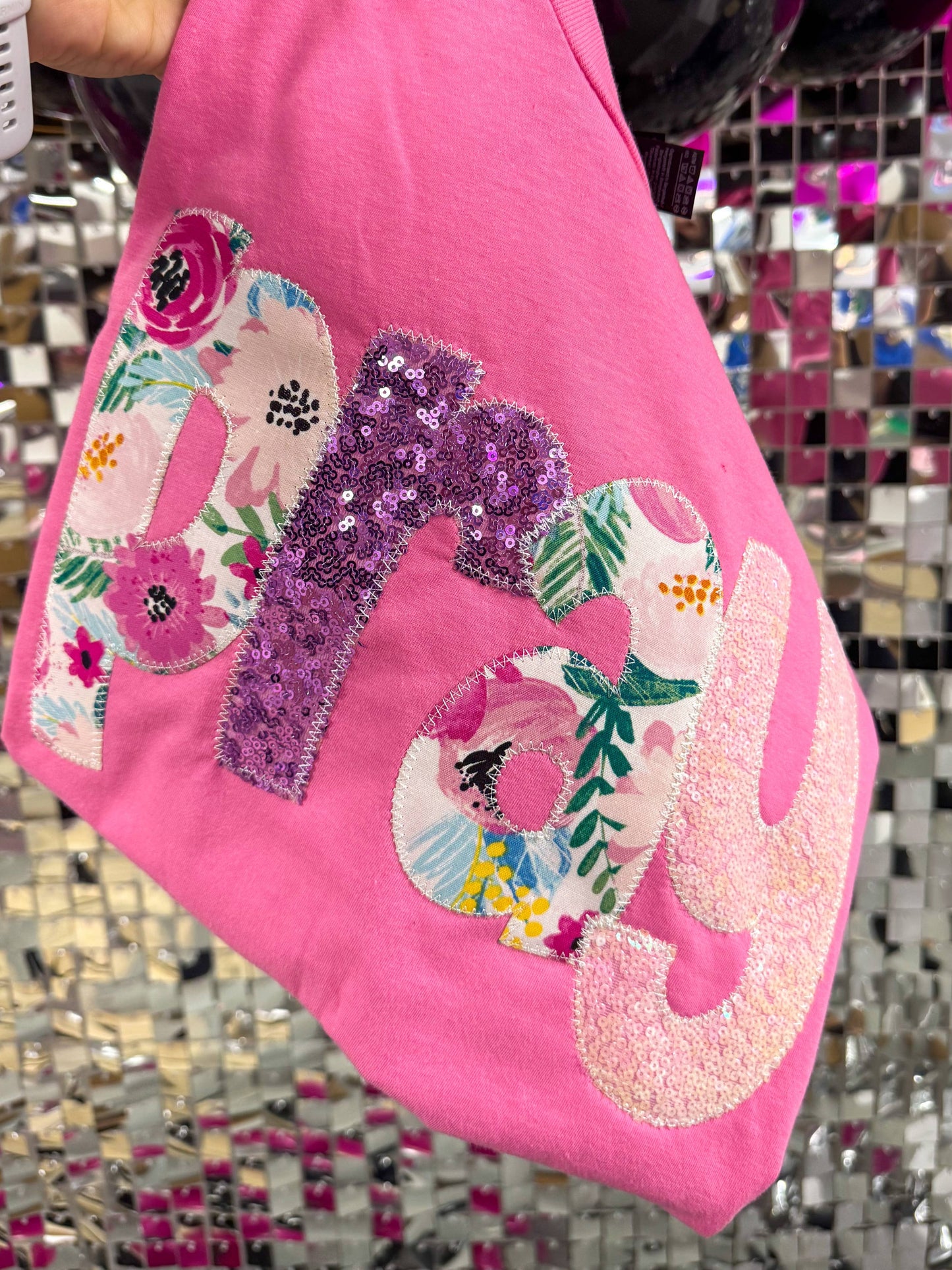 Embriodered Pray T shirt