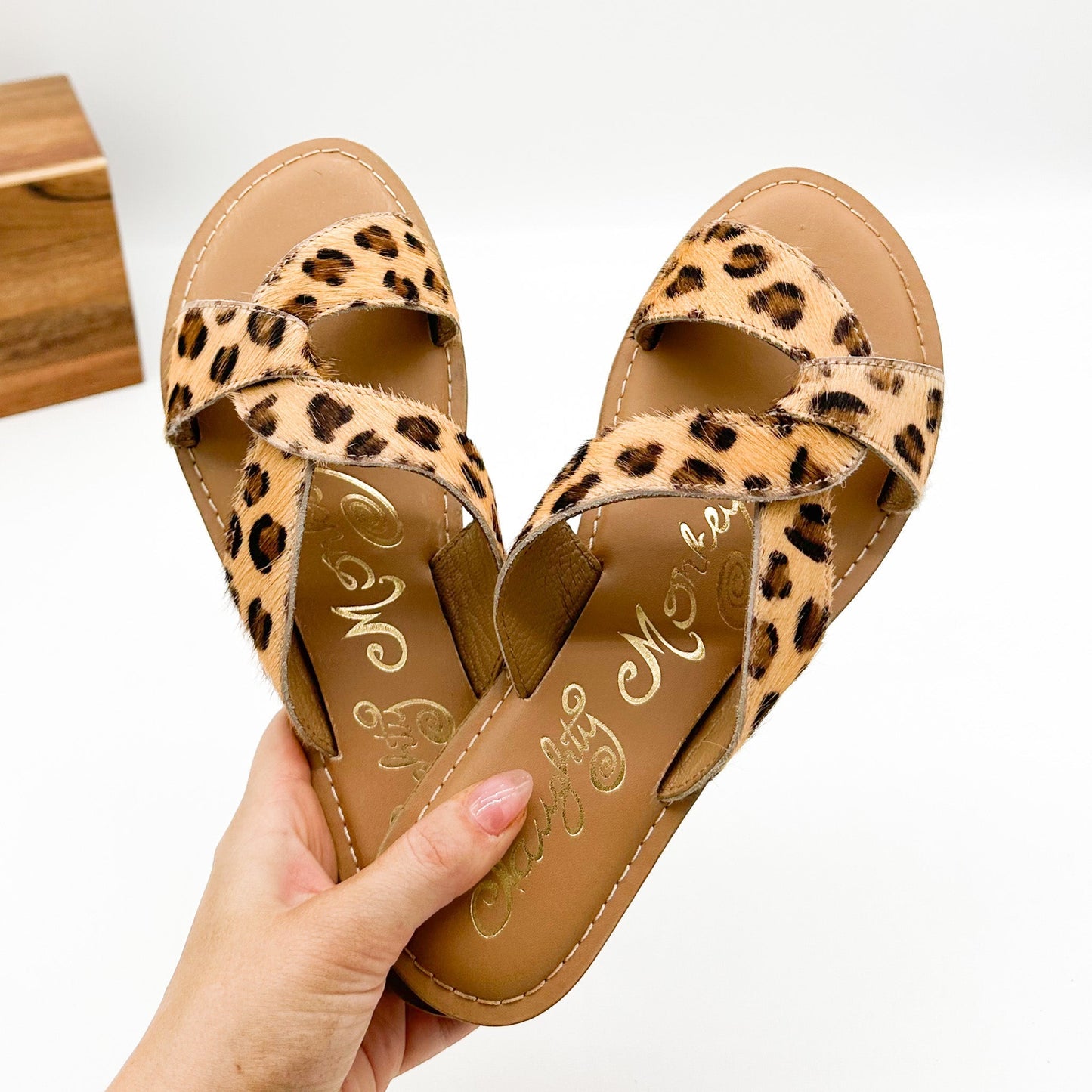 Conga Sandal in Leopard Naughty Monkey
