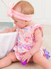 Bunny & Friends Waterfall Romper – Ruffle Butts