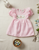 Little Shepherd Pink Gingham Smocked Dress