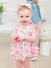 Ruffle Butts Baby Girls Sweet As Strawberries Tank Waterfall Romper