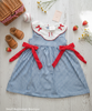 All-Star Sweetheart Baseball Gingham Dress