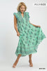 Flowy Mint Maxi with Ruffles Plus Size – Spring-Ready Style Umgee